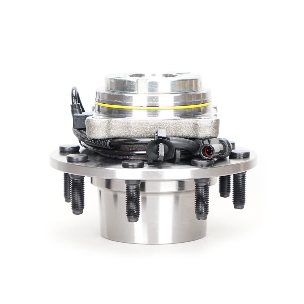 HANHUB 515077 Butuc roți din față și ansamblu rulment compatibil cu F-250 Super Duty F-350 Super Duty F-450 Super Duty F-550 Super Duty Înlocuiește HA590425 BR930425 F81A2B663CE FW777 8-LUG